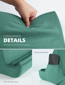 Support de tablette stable Lamicall PL02, coussin de lit doux avec poche latérale pour <span class=keywords><strong>liseuse</strong></span> électronique, téléphone et utilisation au sol - Product Image 6