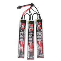GNB GAONENG 1500MAH 3S 11.1V 30C 60C RC LiPo batterie AirSoft SM connecteur