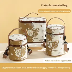 Mochila Térmica Personalizada Fengqian de Material <span class=keywords><strong>Oxford</strong></span>, con Cierre de Cremallera, Capacidad de 8L, Moderna y Sencilla, para Estudiantes - Product Image 2