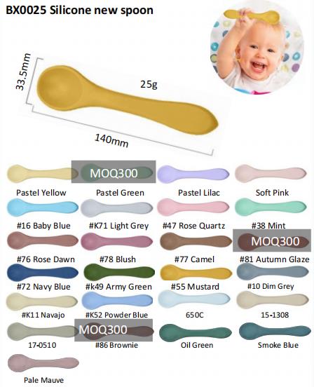 BX0025-silicone nouvelle cuillère