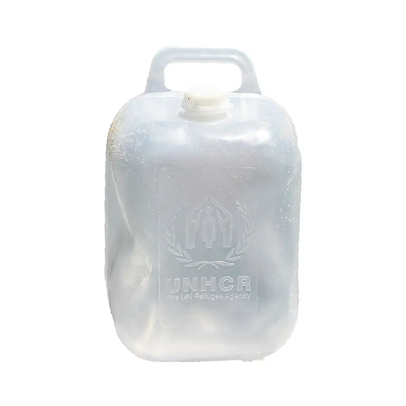 Contenedor de agua LDPE de grado alimenticio, jerrycan plegable de 5 galones y 20 litros para suministros de alivio de emergencia, 10l, 20l