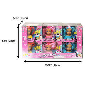 Pocket Size High Quality Vinyl Styling Head Sticker Brush Comb Set <b>Silicone</b>-Vinyl Body <b>Window</b>-Box Packed Retail Supply - Product Image 5