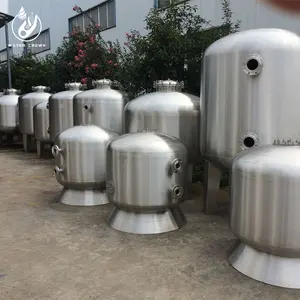Fornecimento de fabricante de coroa de água filtro de areia de aço inoxidável sistema de filtragem de água de alta qualidade