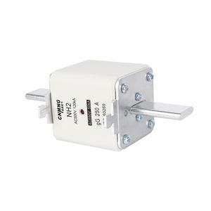 Fusible céramique en forme de couteau NH2, type Siemens, tube de fusible 200A-400A, double indication, à rupture rapide, série NH, 600V-1000V, 100kA - Product Image 4