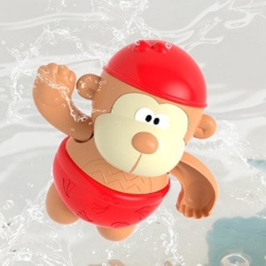 Jouet de bain pour bébé en plastique, sécurité enfant, pulvérisation d'eau, motif baleine grenouille, chaîne, dessin animé personnalisé, pour la baignade - Product Image 5