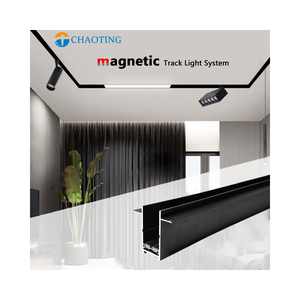 Mới Hiện Đại Cửa Hàng Tập Trung Tại Chỗ Nam Châm Hệ Thống Đường Sắt Bề Mặt Lõm Mặt Dây Chuyền Tuyến Tính Spotlight LED Tracklight Magnetic Track Spot Ánh Sáng - Product Image 2