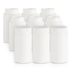 Bouteille ronde de couleur personnalisée avec doublure sensible à la pression pour l'emballage de poudre de protéine et de supplément nutritionnel - Product Image 5