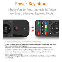 Télécommande vocale M8 Air Mouse 2.4G, Mini clavier sans fil d'apprentissage IR détection gyroscopique batterie au lithium pour boîtier tv android