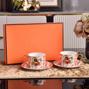 Service de vaisselle en porcelaine de luxe, tasses et soucoupes, assiettes pour mariages et cadeaux - Product Image 4