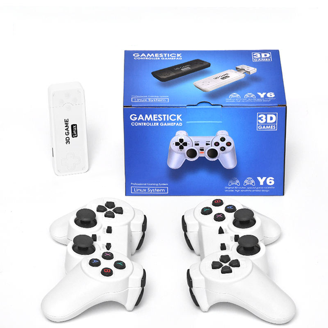 Hot Sale Game Stick 4K Hd Tv Portable Retro Classic 64/128Gb 10000 Games Video Console