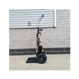 Oem Ondersteunde Draagbare Opvouwbare Elektrische Traptransporter Stalen Vierwielige Kruiwagen Voor Het Transport Van Meubels En Gereedschap - Product Image 3