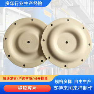 ไดอะแฟรมยาง 1x1 ผลิตตามสั่งสำหรับชิ้นส่วนปั๊มไดอะแฟรมคู่แบบนิวแมติก - Product Image 2