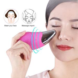 <span class=keywords><strong>Brosse</strong></span> Nettoyante <span class=keywords><strong>Visage</strong></span> Sonique Électrique Vibrante Étanche en Silicone pour Nettoyage en Profondeur des Pores, Vente en Gros, Garantie 6 Mois - Product Image 4