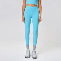 Legging de yoga et de sport européen-américain, taille haute élastique, effet galbant fessier, coupe moulante, sans lignes gênantes, couleur unie, taille XL
