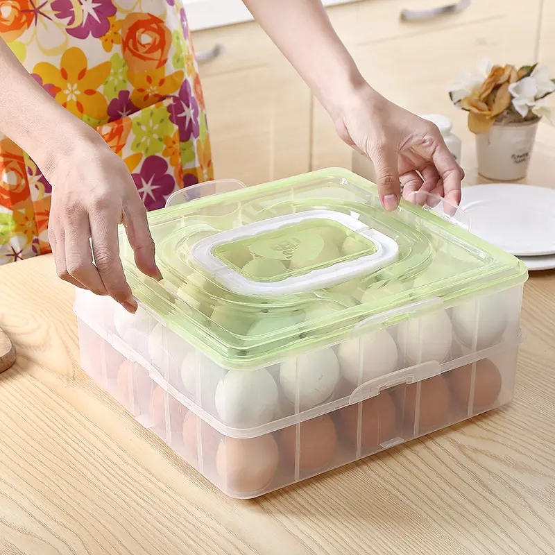 Plastic Eieren Dispenser Bedekt Ei Houder Voor 25 Eieren
