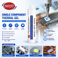 Gel thermique monocomposant NDST, silicone liquide à faible viscosité, adhésif thermofusible non durcissant, pâte thermique pour l'électronique
