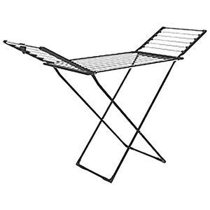 Folding Electric Heated <b>Clothes</b> Drying <b>Rack</b> Temperature Controller 9-Hour Timer Portable Winged Design for Indoor Balcony Use - Product Image 1