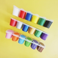 Nouveau produit, peinture acrylique en bandelettes, haute couverture, pas cher, vente en gros, 6 couleurs, 25 ml, pour étudiants