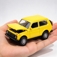 Voiture miniature en alliage moulé sous pression à l'échelle 1:43, modèle de voiture en métal à roues libres, véhicule de collection pour enfants et adultes, cadeau de collection et d'exposition