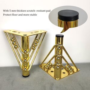 <span class=keywords><strong>Pieds</strong></span> de meubles triangulaires modernes en fer doré robustes, <span class=keywords><strong>pieds</strong></span> de remplacement DIY pour canapé, armoires de cuisine, salon, salle à manger, à <span class=keywords><strong>visser</strong></span> - Product Image 3
