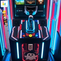 Machine d'arcade de tir de 42 pouces, à monnayeur, pour enfants, simulateur vidéo interactif d'intérieur