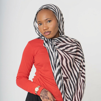 Hijabs de luxe pour femmes musulmanes, foulard en coton de luxe, faible MOQ, vente en gros, réponse rapide, imprimé tigre pour femmes musulmanes