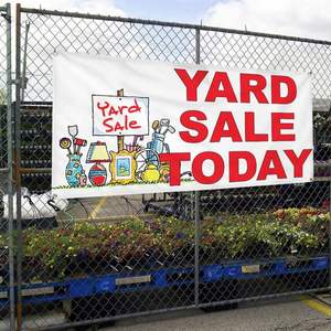 Fade Proof Reusable Vinyl <b>Banner</b> Custom Print Large Format for Outdoor Yard Retail Shop Commercial Promotion Sign - Product Image 1