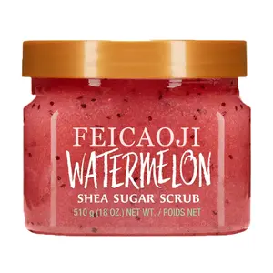 Best Selling Whitening Body And Face Scrub Natural Exfoliating Organic Colorful vegan Fruit scrub body wash