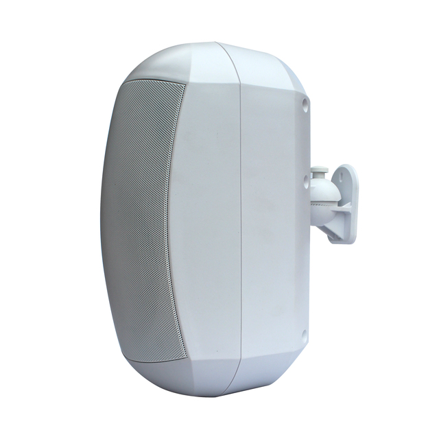 IP65 Waterproof Wall Mount Speaker  7.5-60W Dual Mode White HIPS Alloy Grille Wall Speaker for Hotel School Park PA System
