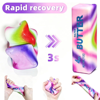 GIVELONG Bâton Squishy Arc-en-ciel au toucher beurreux, Super Doux, à Remontée Lente, Jouet Sensoriel Anti-stress Coloré pour le Bureau, pour Tous les Âges