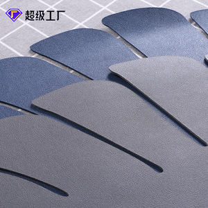 Napperons en feuilles de bananier amazoniennes, sous-verres épais imperméables pour restaurants occidentaux, jaune, vert, gris - Product Image 3