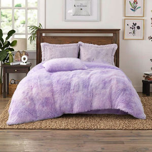 Set di biancheria da letto trapunta all'ingrosso 2025 in velluto soffice foglio Queen in microfibra copripiumino nuovo Design di lusso caldo per natale - Product Image 1