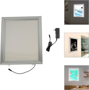 LED <b>Advertising</b> Lightbox Sign Holder Aluminium Movie Poster Frame Wall Mounted LED <b>Light</b> <b>Box</b> Display for Business Tradeshow - Product Image 5