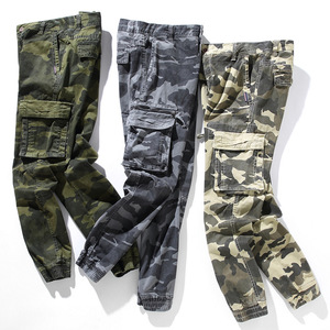 <span class=keywords><strong>Pantalon</strong></span> Cargo Camouflage en Coton Ample et Respirant Personnalisé avec Poches pour Hommes – Vente en Gros - Product Image 1