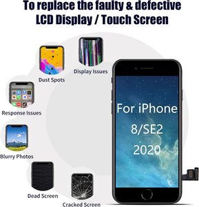 Clngai Cho 8/SE 2020 2nd Gen Màn Hình Thay Thế <span class=keywords><strong>LCD</strong></span> Cảm Ứng <span class=keywords><strong>Digitizer</strong></span> Sửa Chữa Kit 1 Năm (Mô Hình - Product Image 5