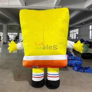 Personaje de dibujos animados inflable de la mascota Bob Esponja de publicidad gigante personalizado - Product Image 3