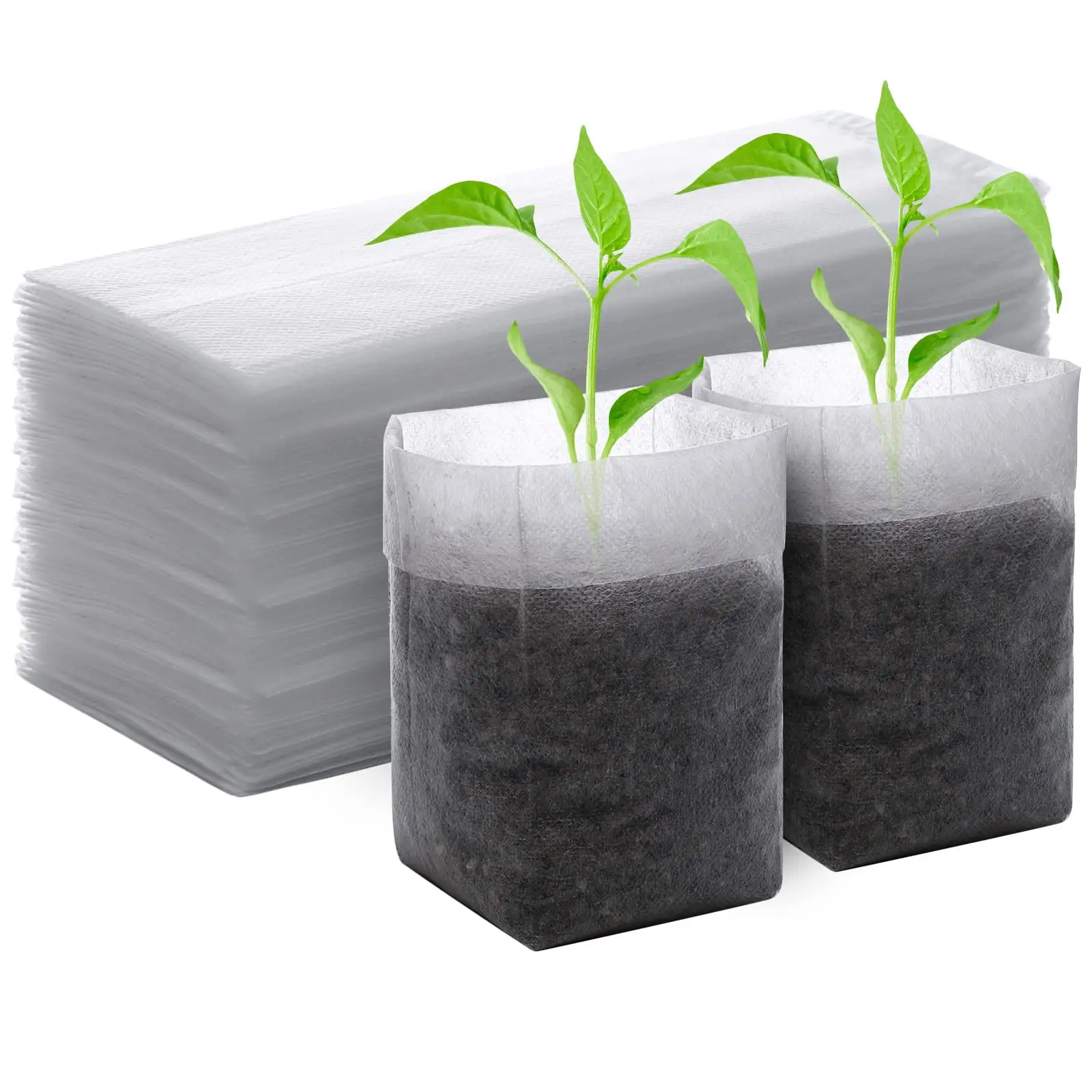 Free Sample Reasonable Price Durable Biodegradable Mushroom Pots Garden Potato Felt Fabric Pot Grow Bags Planting Bag