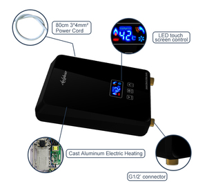 Calentador de Agua Eléctrico de 220V 5.5KW con Control Remoto, Último Modelo, Calentador de Agua Instantáneo para Uso en Baños y Cocinas de Hoteles - Product Image 6