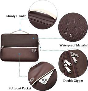 Étui de voyage pour appareils électroniques en toile, léger, grande capacité, portable, étanche, avec fermeture éclair, pour câbles - échantillon gratuit - Product Image 2