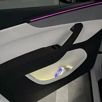 Boîte de rangement pour porte en TPE pour Tesla Model Y Juniper 2025, organiseur de fente de porte, étanche à l'eau et à la poussière, installation facile, accessoires intérieurs