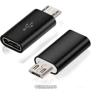 USB-C адаптер с разъемом USB Type-C (мама)-Micro USB Мужской кабель для синхронизации и зарядки адаптер для цифровой камеры Power Bank Galaxy S7 S7 Edg