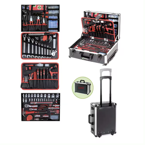 Kit d'outils de réparation 156 pièces personnalisable – Ensemble complet avec marteaux, scies, ciseaux et outils mécaniques - Product Image 3