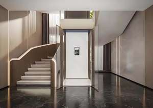 घर के आवासीय के लिए 400 किलोग्राम डोमेटिक लिफ्ट लिफ्ट लिफ्ट 2-4 मंजिलों की आधुनिक pvc यात्री लिफ्ट - Product Image 2