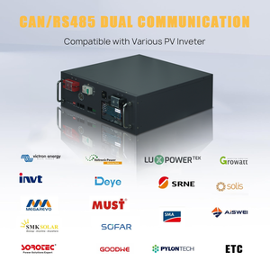 Batería de Litio LiFePO4 Semisólida de 48V 100Ah con Stock en la UE, Más de 10000 Ciclos de Vida, BMS Inteligente para Sistemas Solares Domésticos Fuera de la Red, Batería de 51.2V - Product Image 6