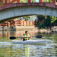 Canoë/Kayak de tourisme en plastique thermoformé ABS Ridgeside 14'2\" GT, kayak de mer à assise, kayak de tourisme en PC