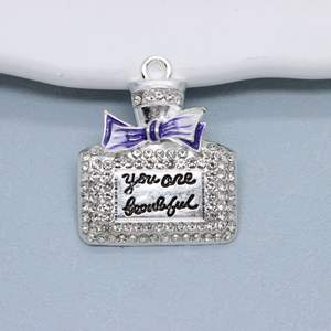 Rhinestone Perfume Bottle Charms Girly <b>Make</b> <b>up</b> Costume Accessories Perfume Bottle Phone case Accessories Garment <b>Bag</b> Decoration - Product Image 6