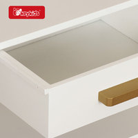 Table de Maquillage en Bois pour Enfants avec Miroir et Tabouret, Jouet de Rôle Personnalisé OEM W08H211