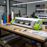 TT-720 Plotter de Corte de Alta Precisión, Cortadora de Vinilo de Escritorio con Cámara de 450 mm