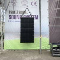 Système de sonorisation TACT L210 Dual Line Array 10 pouces 700W en contreplaqué de bouleau, audio professionnel pour grandes performances, stades et théâtres