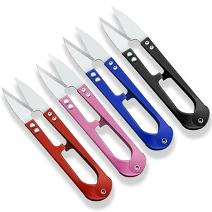 Petit coupe-fil en forme de U pour la maison, mini ciseaux à coudre pour couper les fils, pour la couture et l'entretien des vêtements - Product Image 1